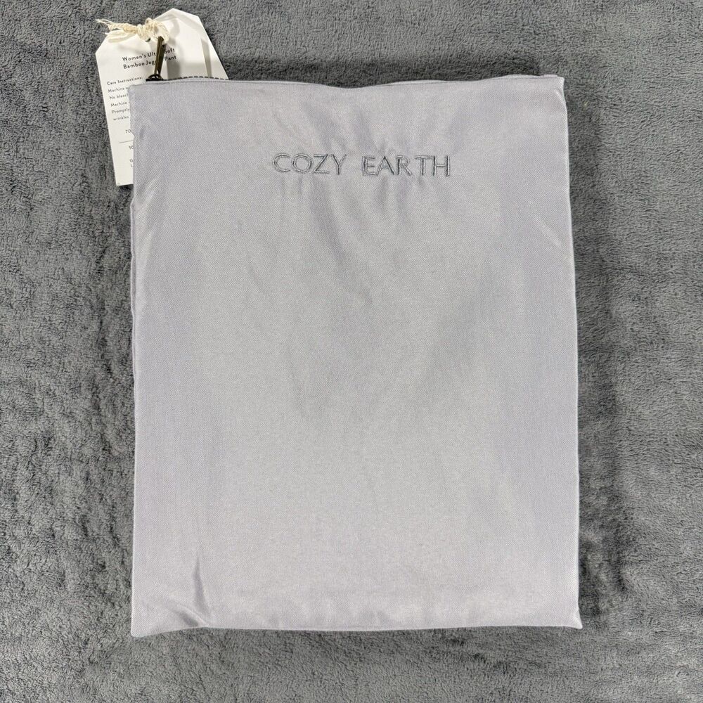 Cozy Earth Bamboo Jogger Women XXL White Loungewear Athleisure Yoga Travel Sweat - Picture 2 of 4
